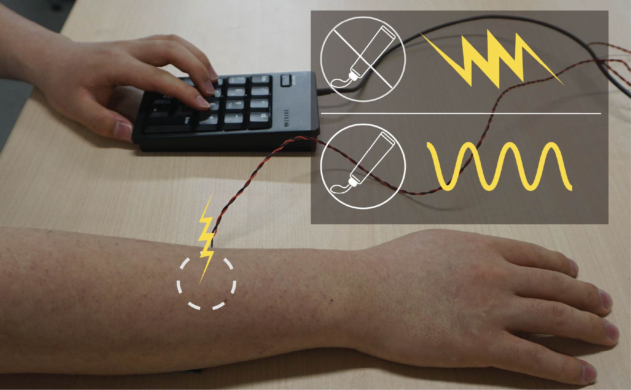 Comfortable Electro-Tactile Stimulation